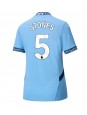 Zenske Futbalové oblečenie Manchester City John Stones #5 2024-25 Krátky Rukáv - Domáci